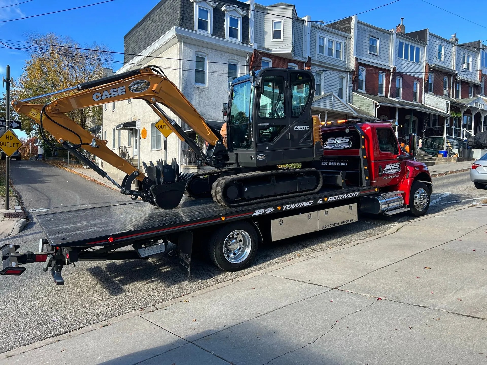 Our towing services in Bucks County