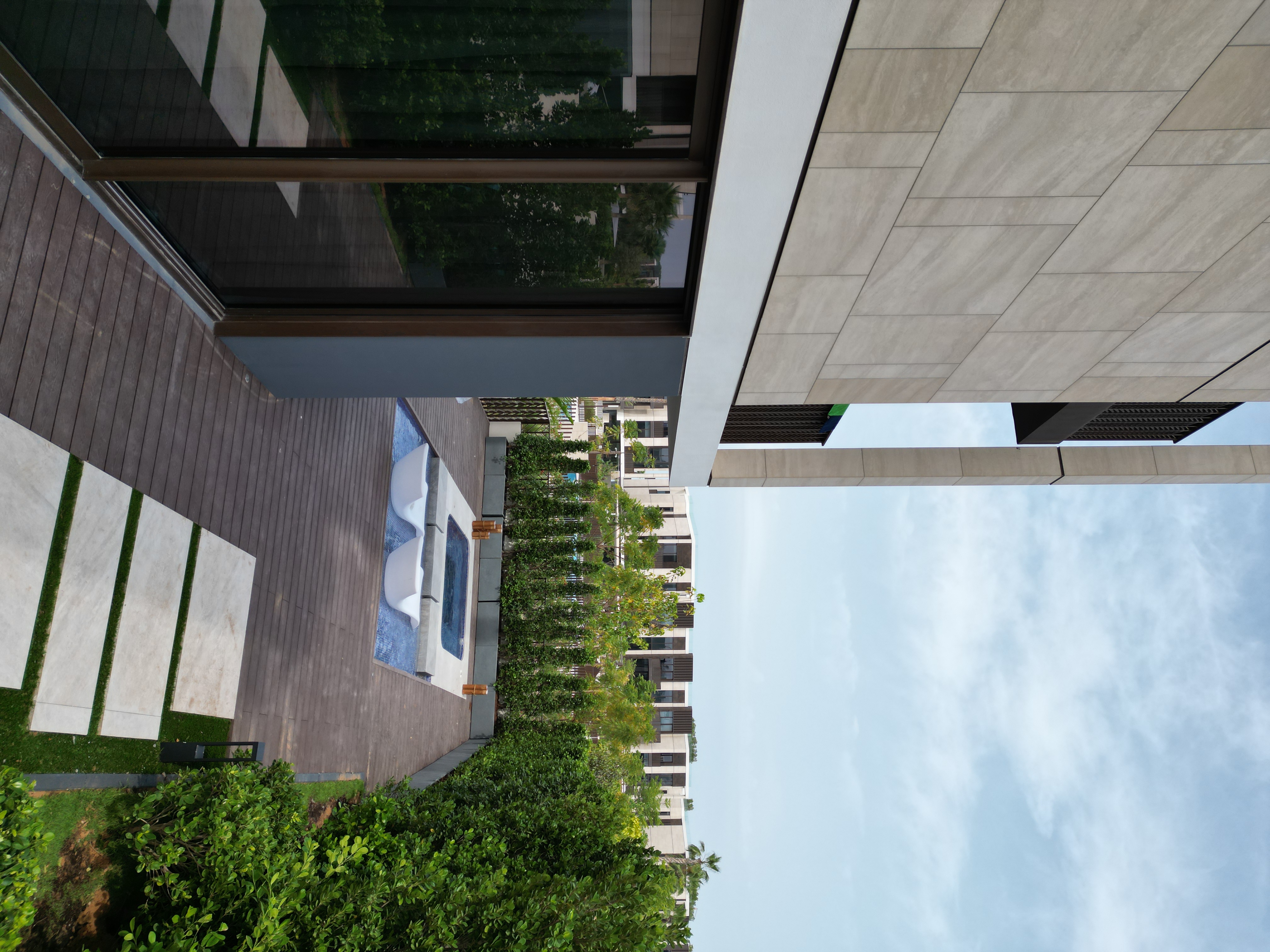 Jumeirah Bay, Landscape design and Build