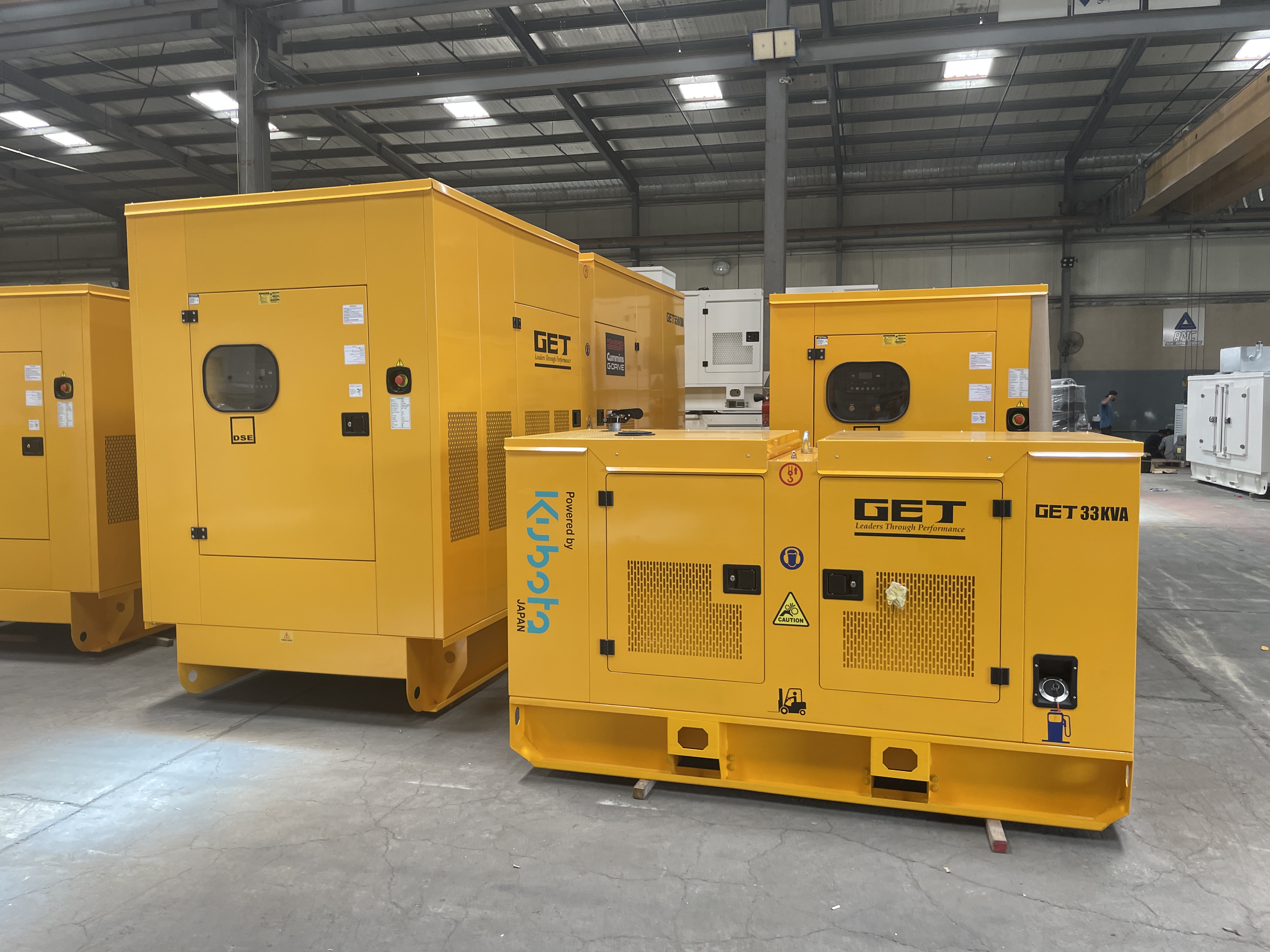 Power Generators ranging from 5KVA to 2200KVA