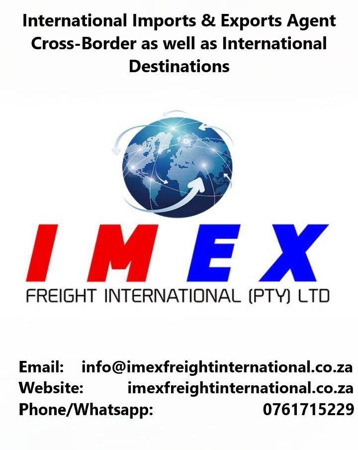 Imex Freight International (Pty) Ltd Imports and Exports Agent