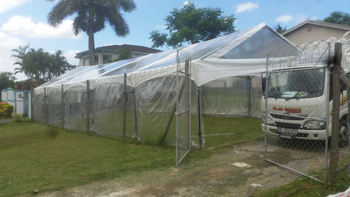 Manufacturing of tents 