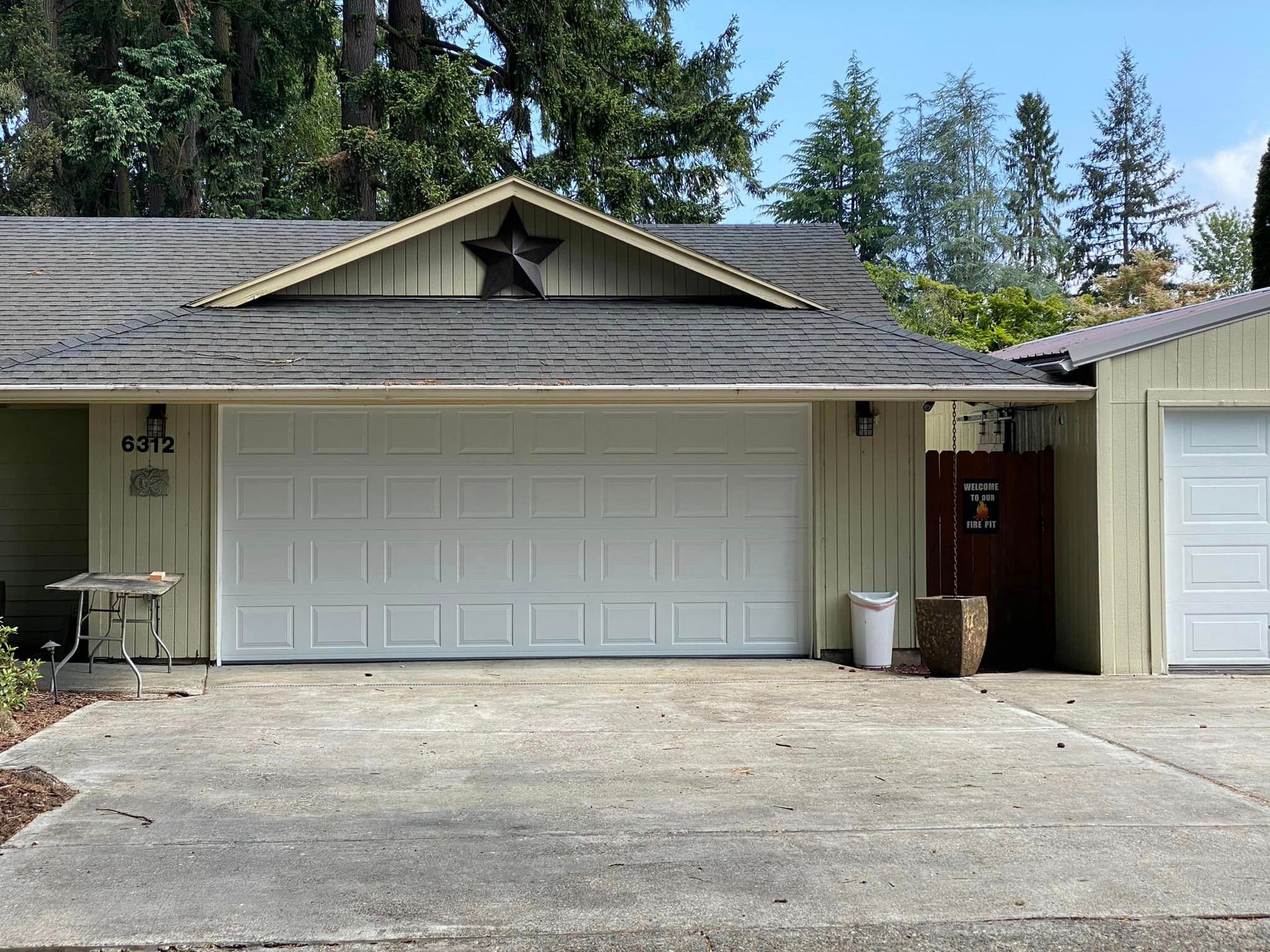 Garage doors installed