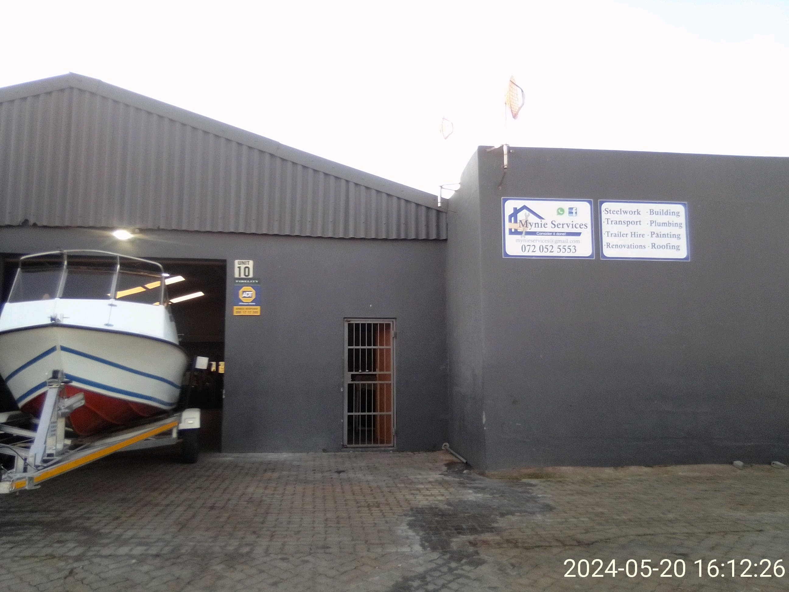 Our workshop at Cubenco Park, Industria Road, Vredenburg
