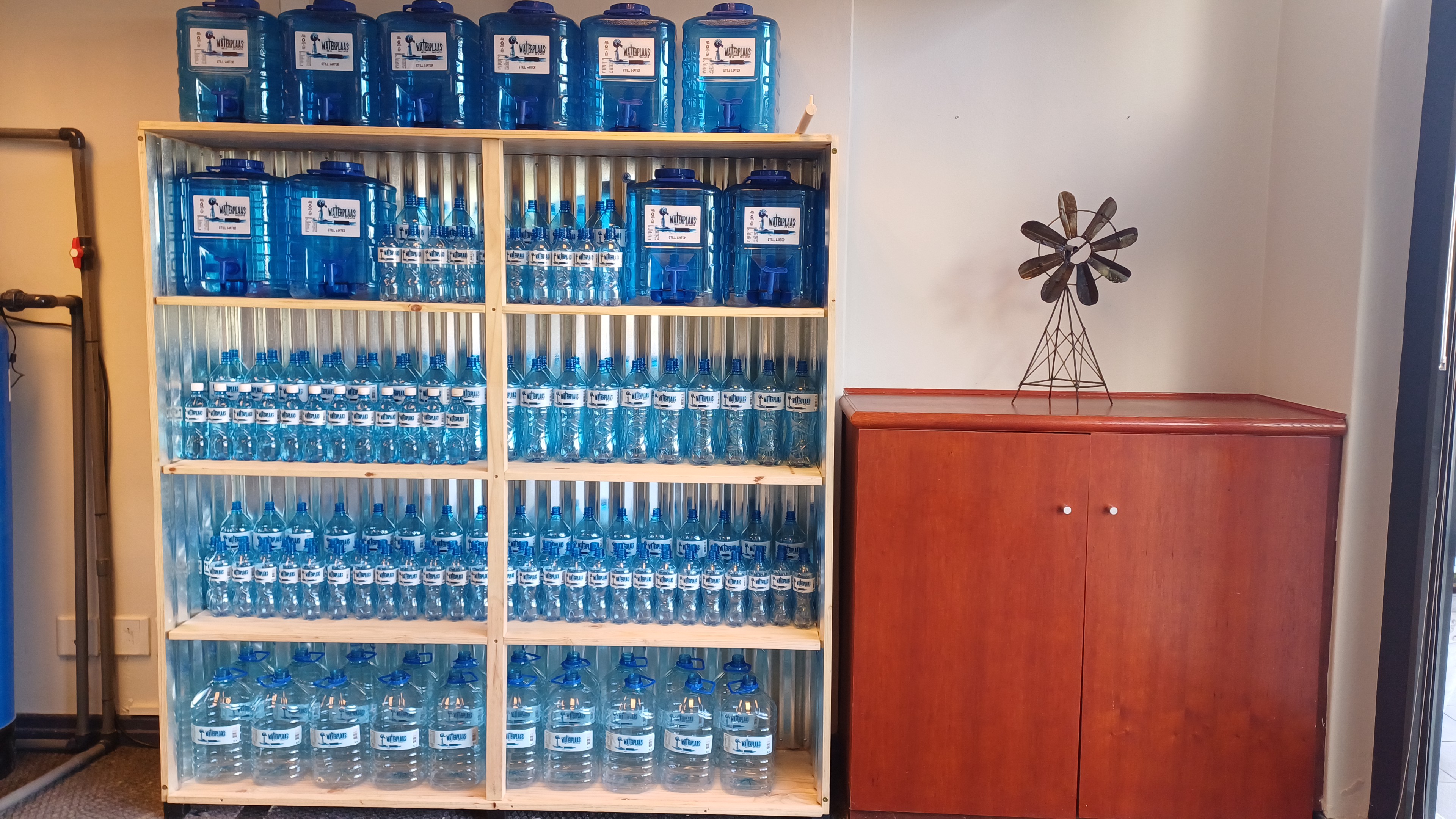 From 500ml to 20L, including refills ( with you own container )