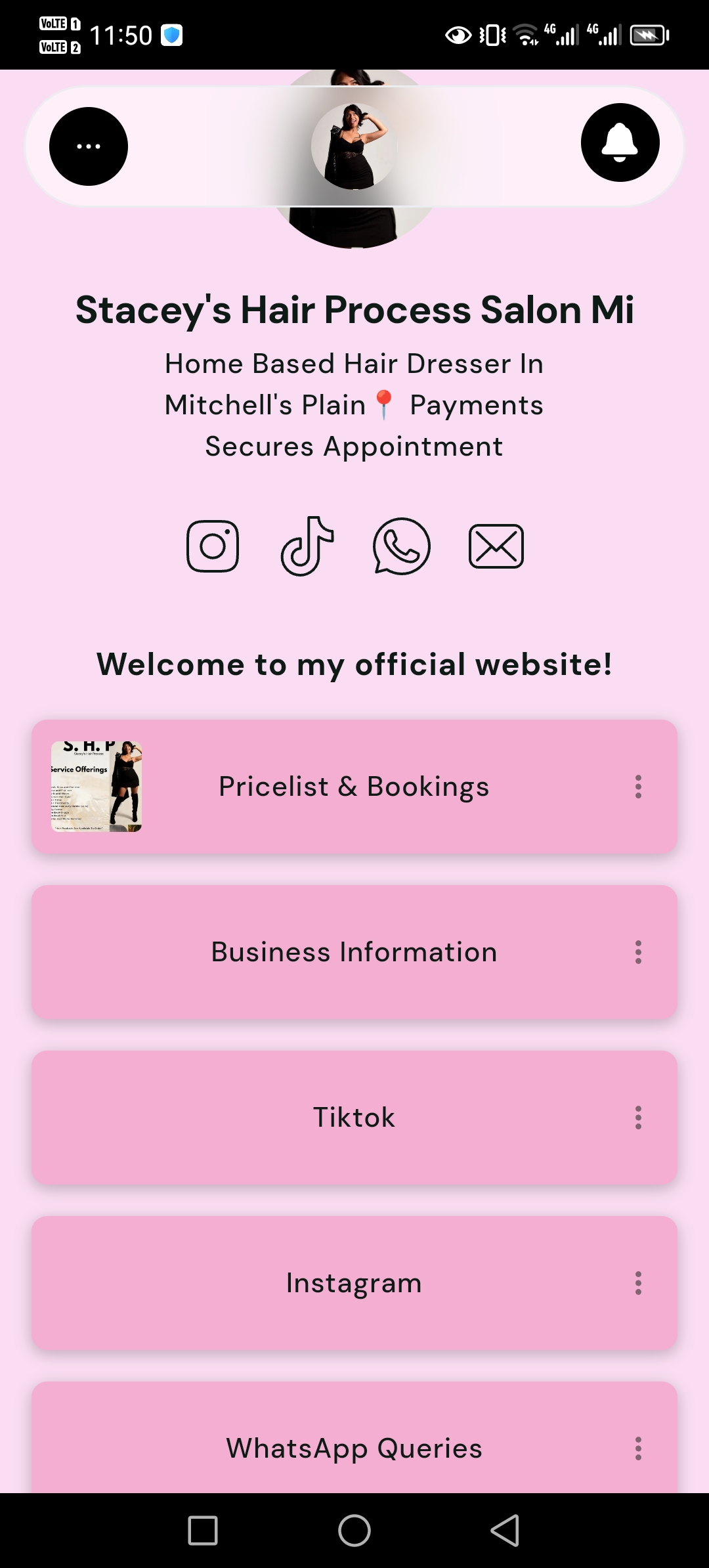Linktree Website