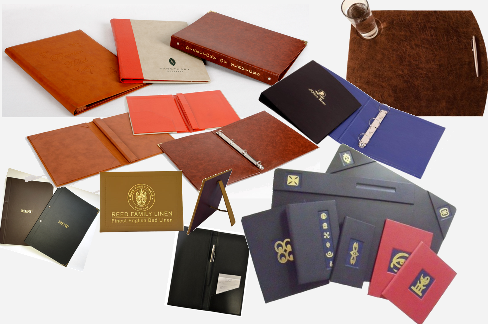 Menus, Guest information binders, Conference blotters and much more