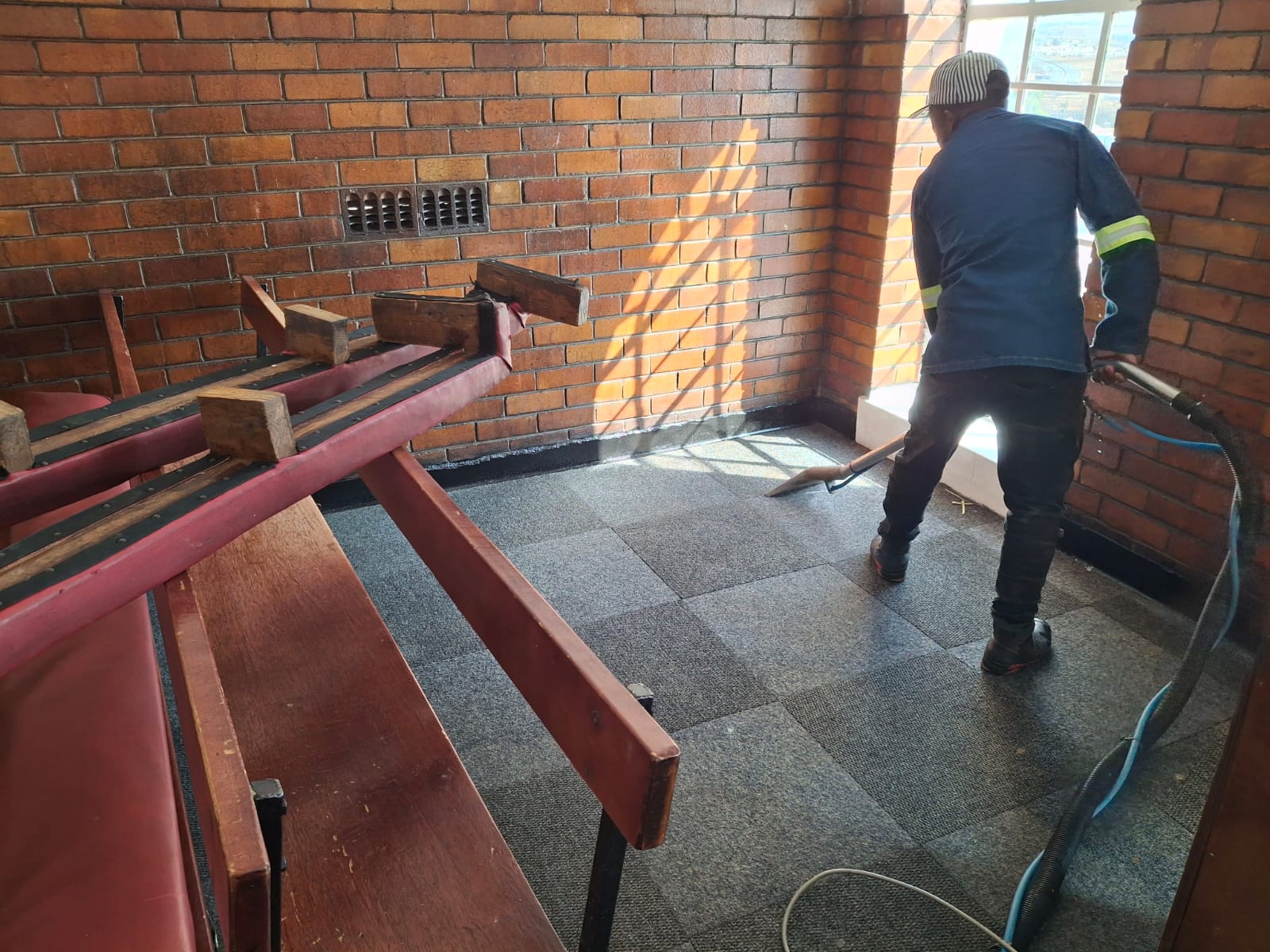 Commercial Carpet Cleaners at a Church in Roodepoort 