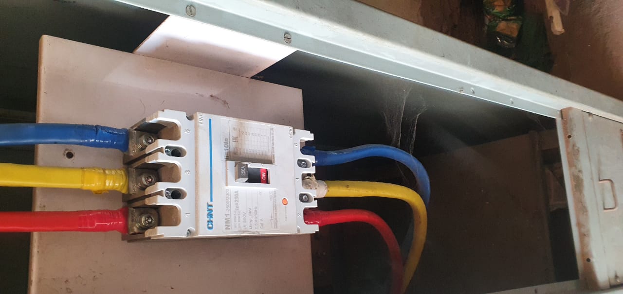 Installation of Main breaker