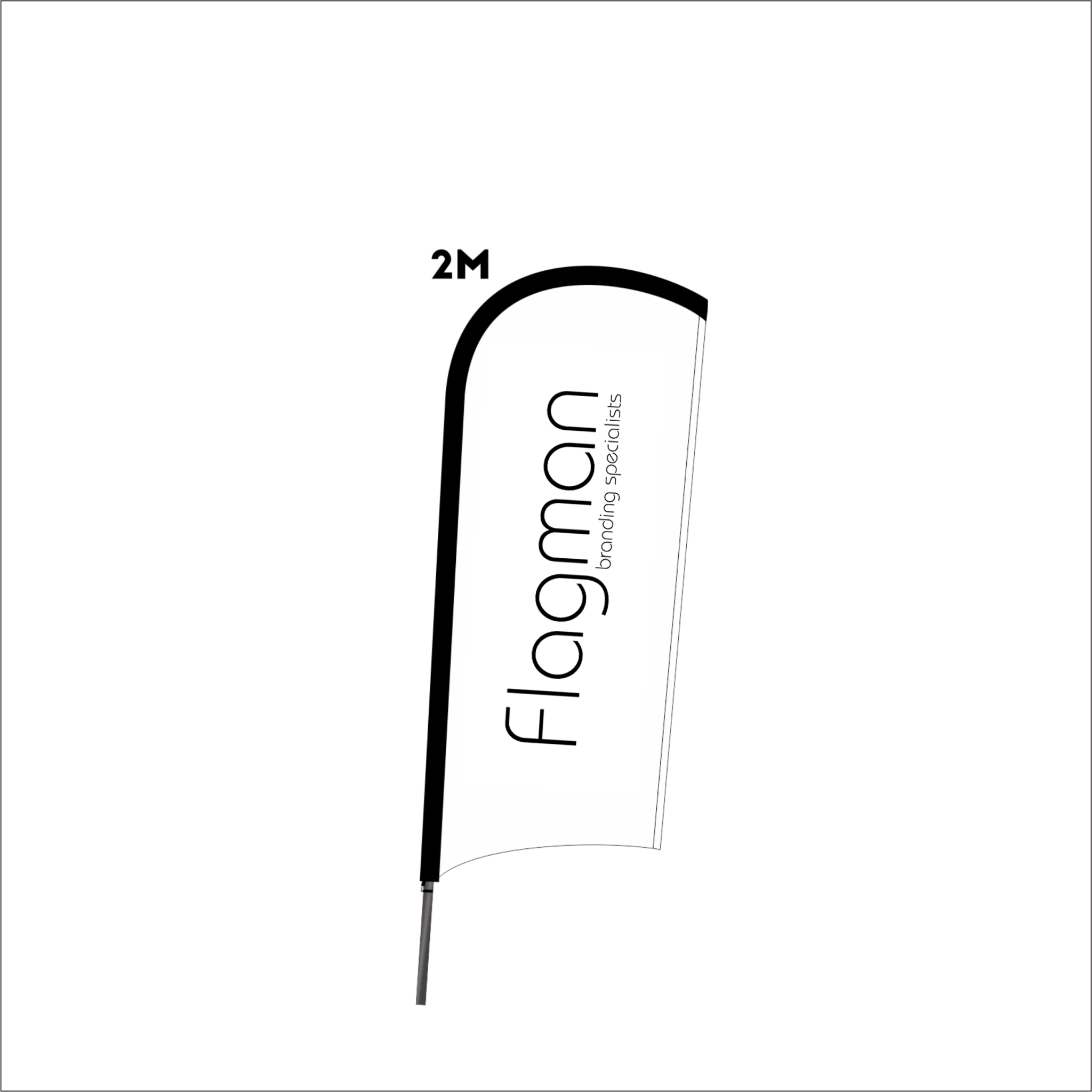 Flagman Custom Bespoke Designed Branded Arc Flag Banners