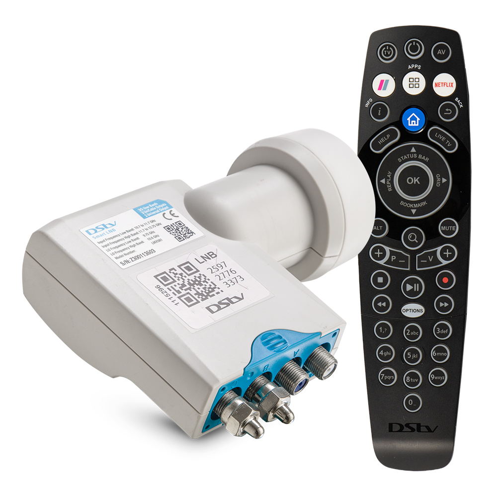 Dstv smut lnb, dstv remote, dstv dish