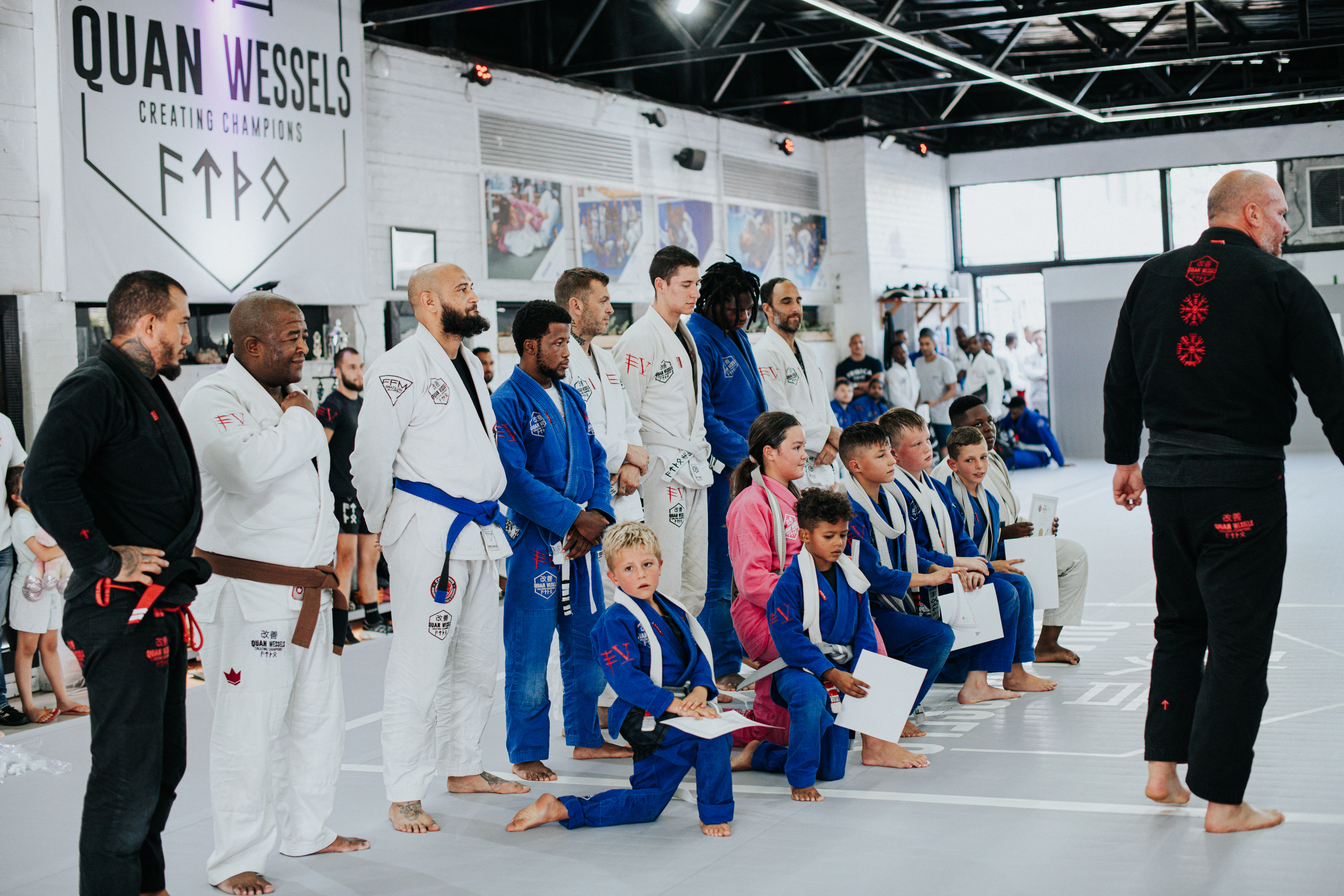 Brazilian Jiu-jitsu Group class 