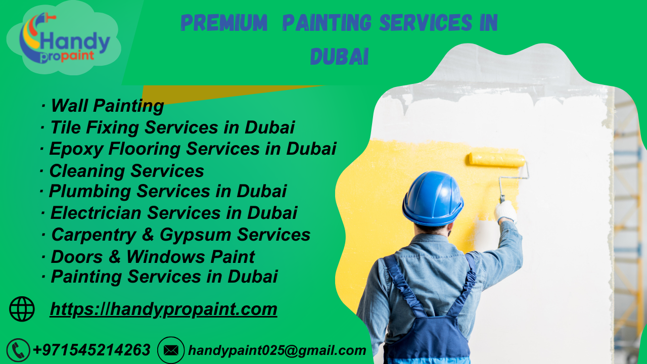 Handy Pro Paint offers professional painting services in Dubai
