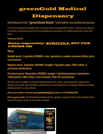 Party Packs and cannabis health products