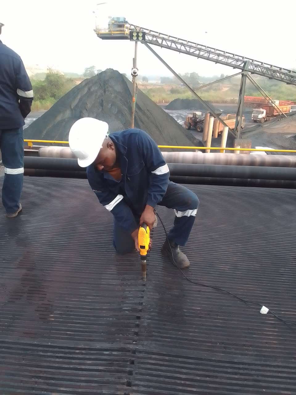 Belt splicing ,rubber lining ,ceramic lining , polyurethane lining etc. 