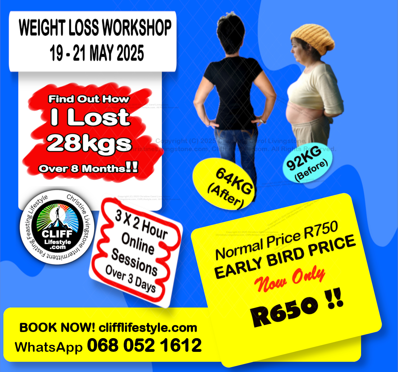 Online Workshop Poster for May 2025 