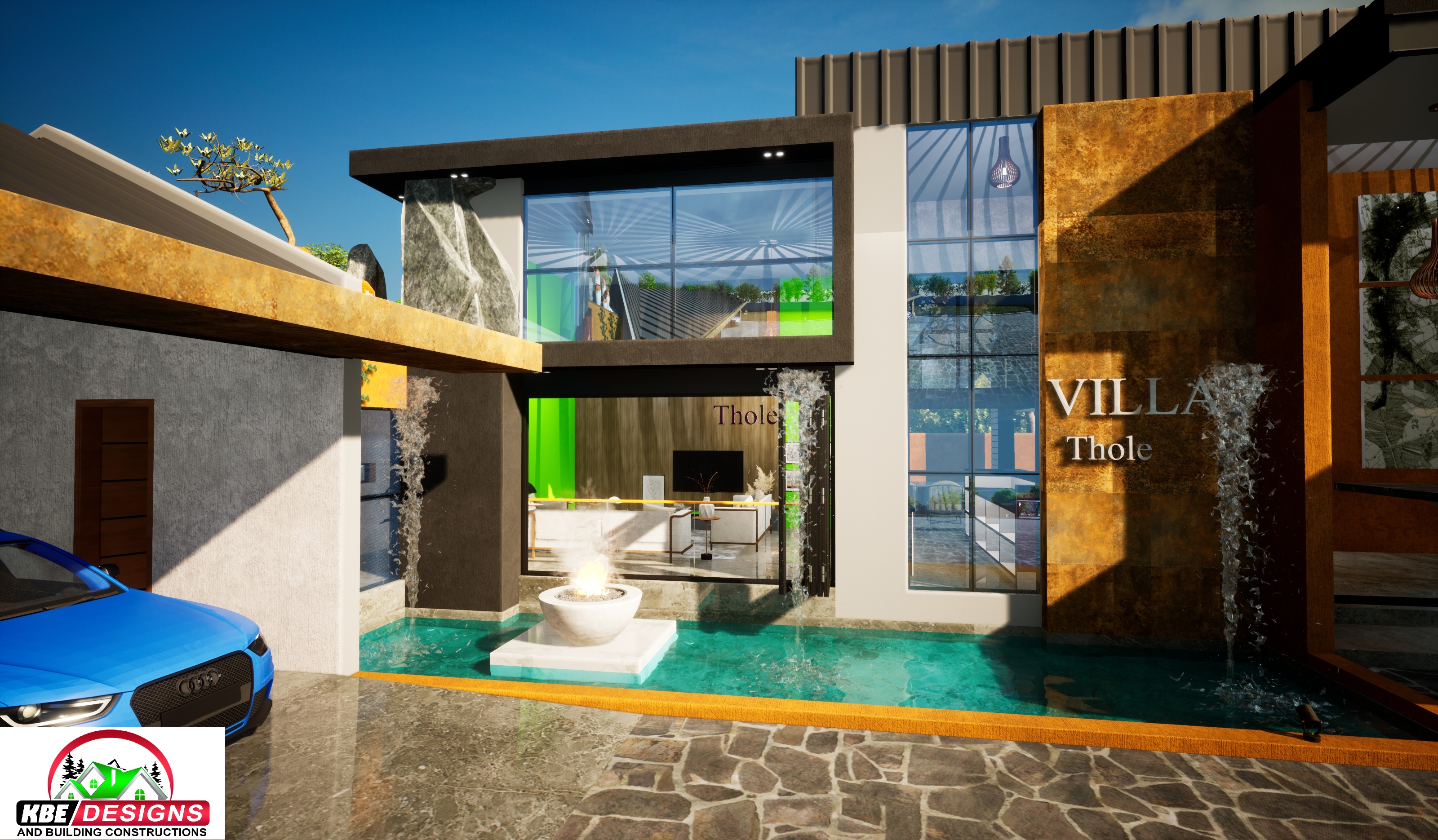 Architectural visualization for house Thole in Zebediela, Polokwane, Limpopo.