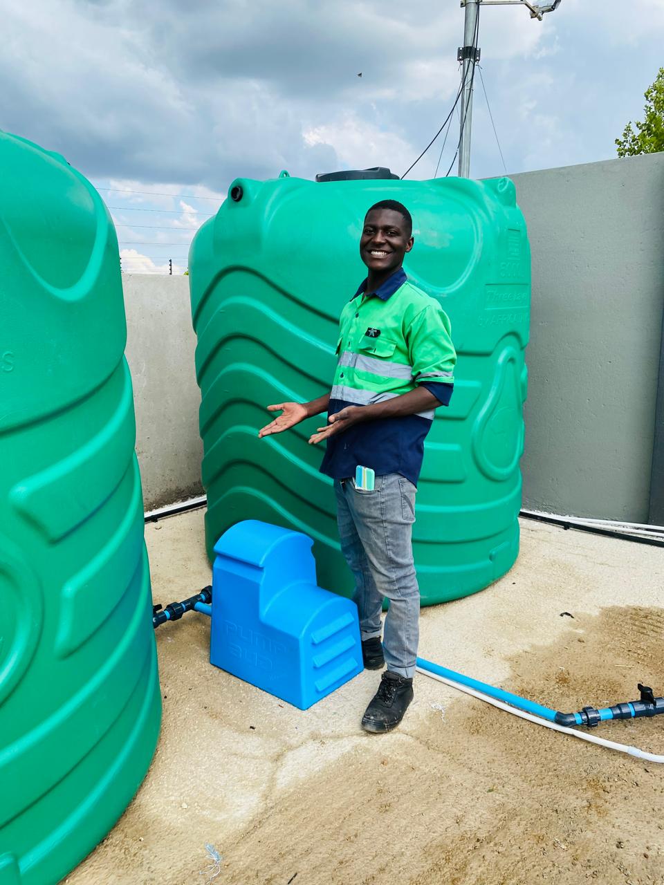 Fully automated borehole water plant