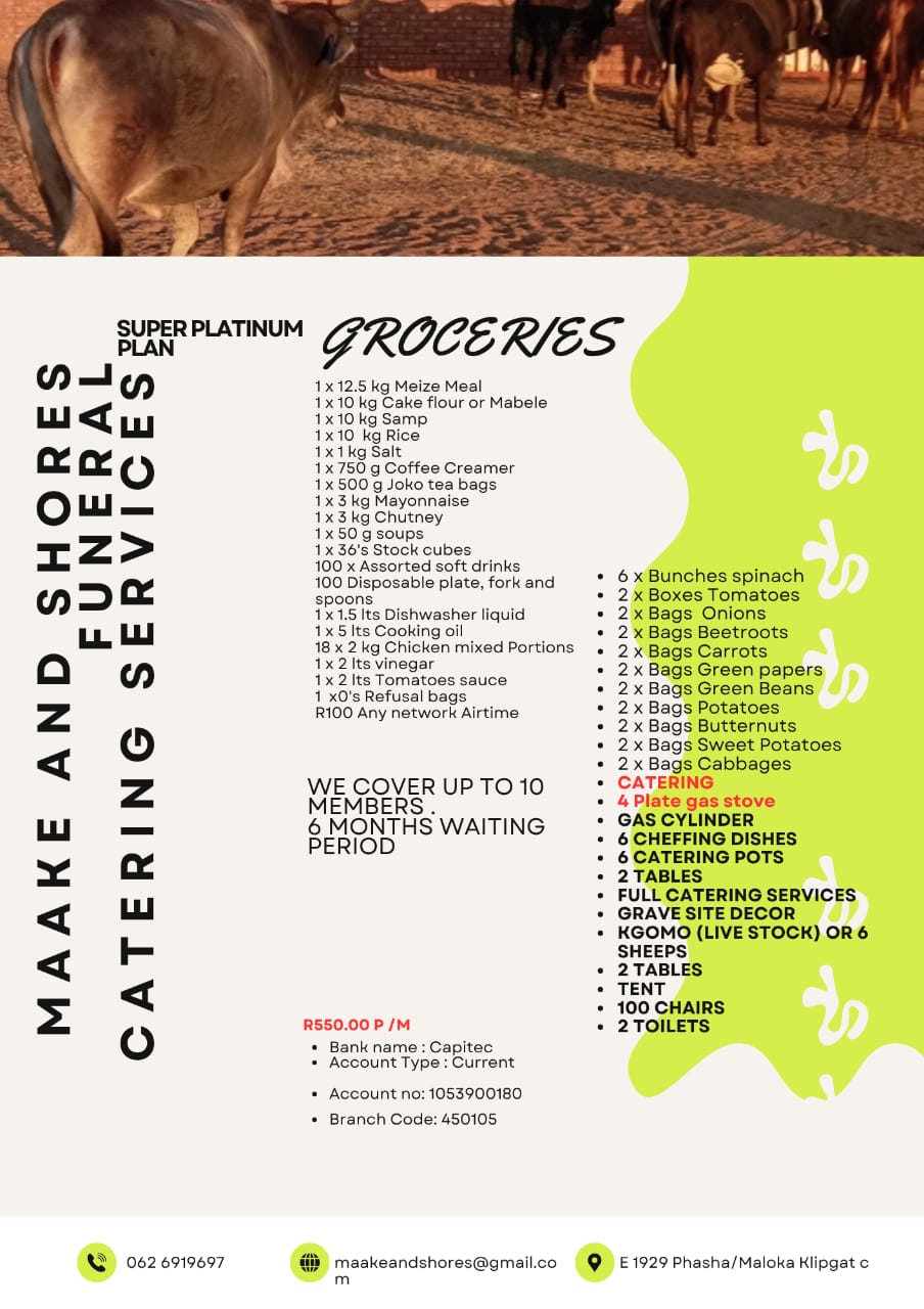 6 Months waiting period, we cover up to 10 members 