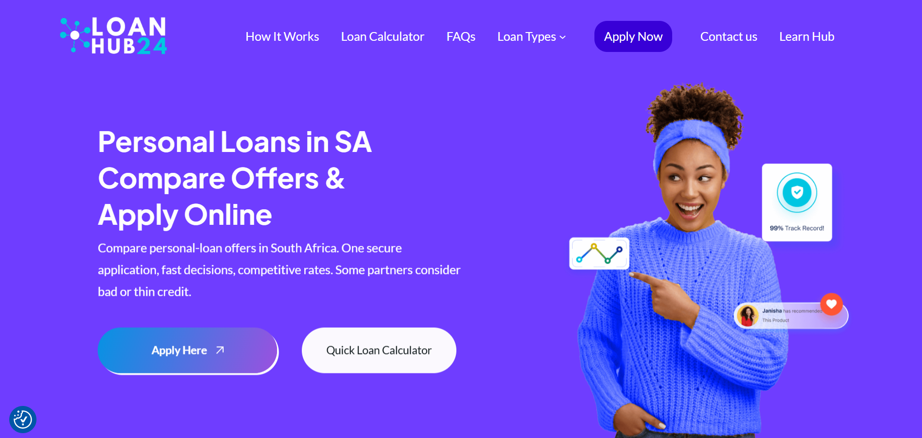 Compare personal-loan offers in South Africa.
