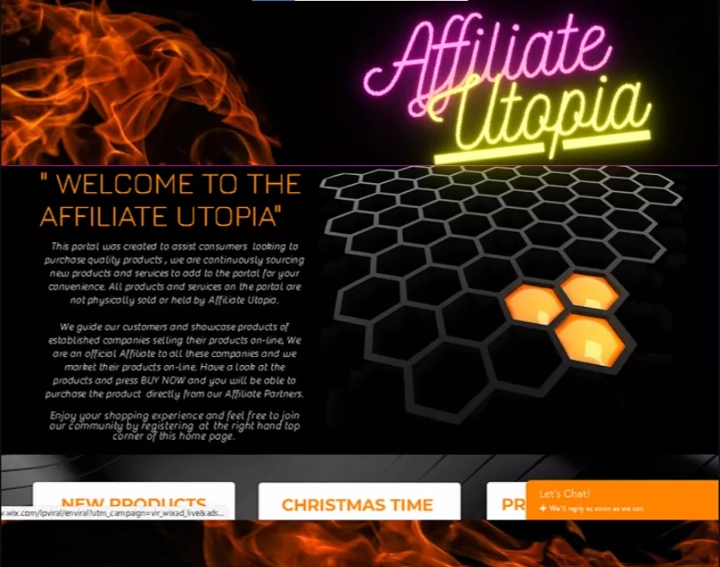 Christmas is around the corner, looking for gift ideas..??  Go to Affiliate Utopia. There is a wide range of products listed on the website all in one convenient place. 