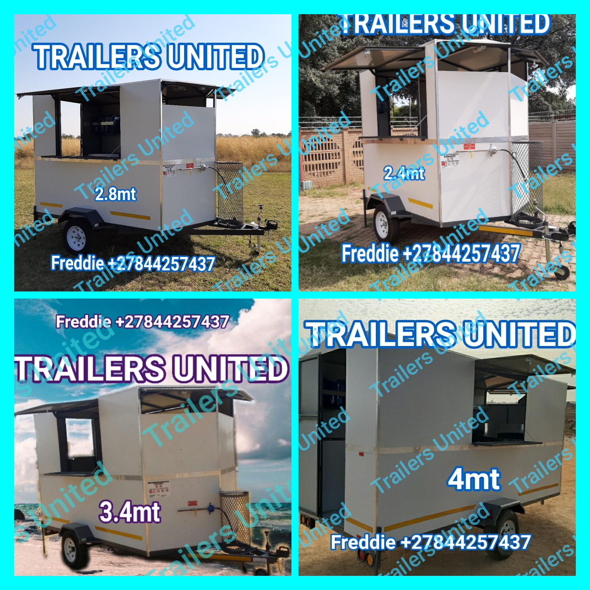 Mobile Kitchen Food Trailers