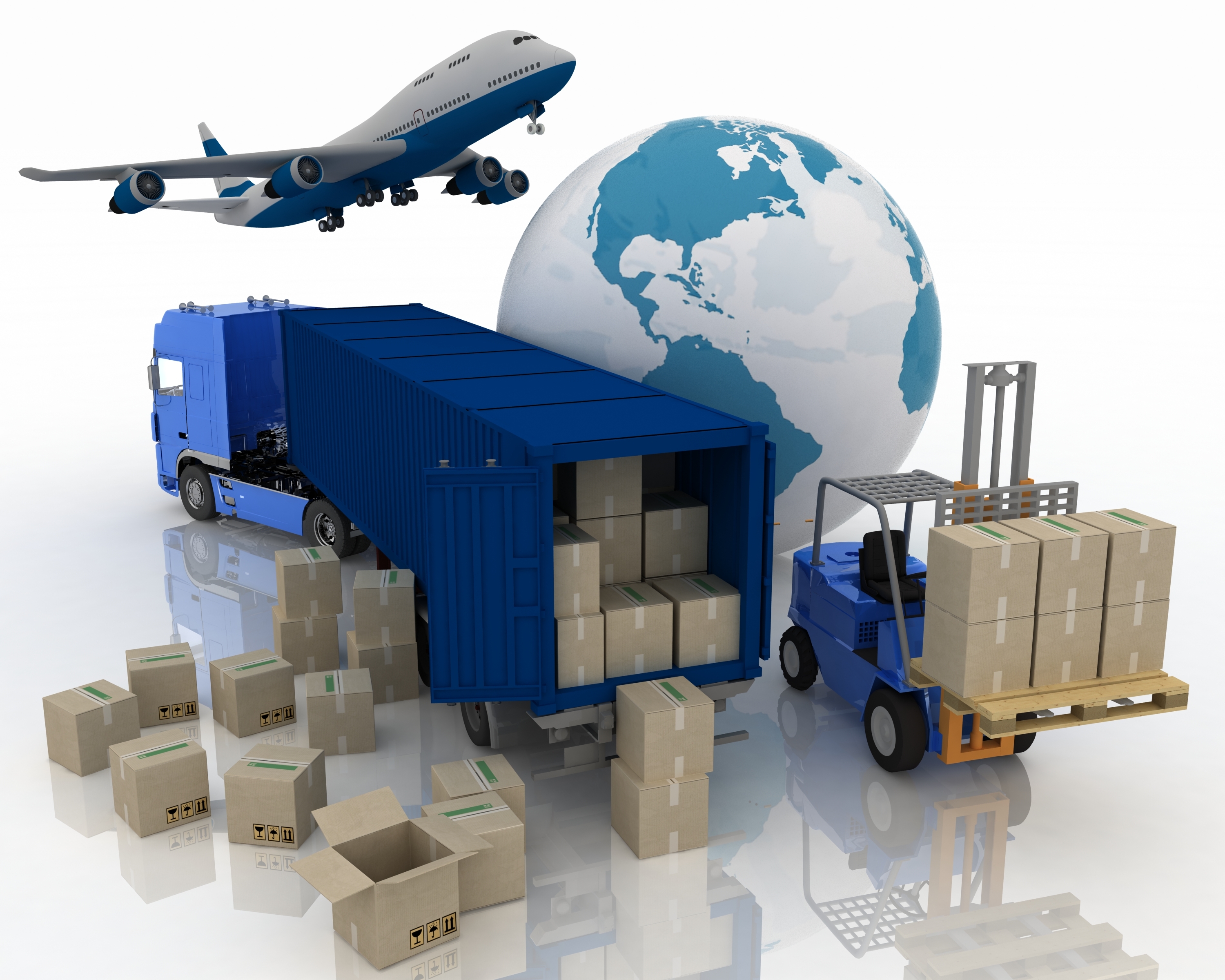Complete import and export solution via air, sea and road