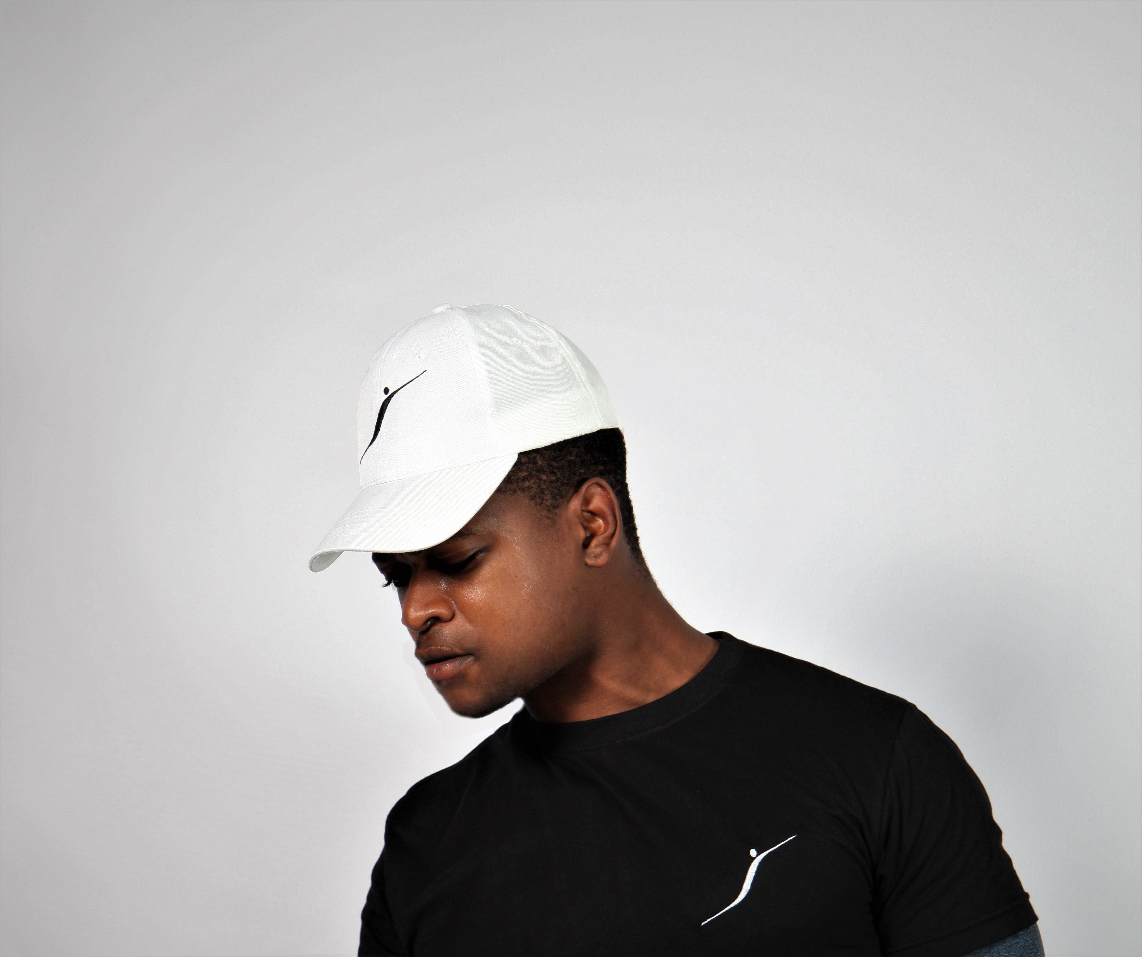 Our basic t-shirt with our logo, and basic cap.