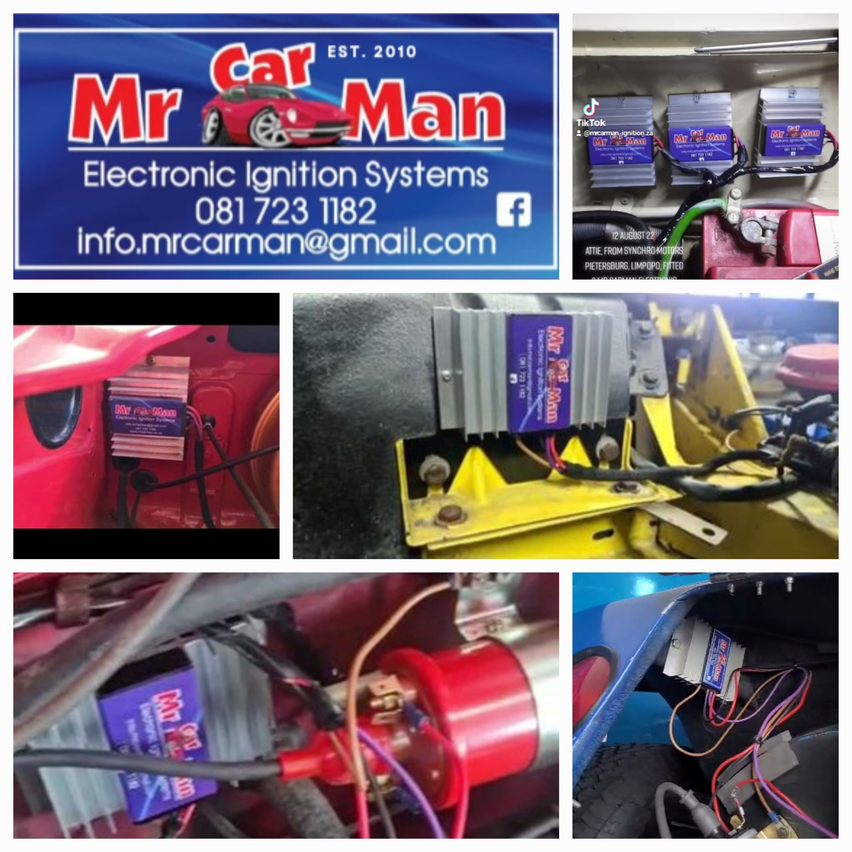 Mr CarMan Electronic Ignition in a variety of makes and model cars