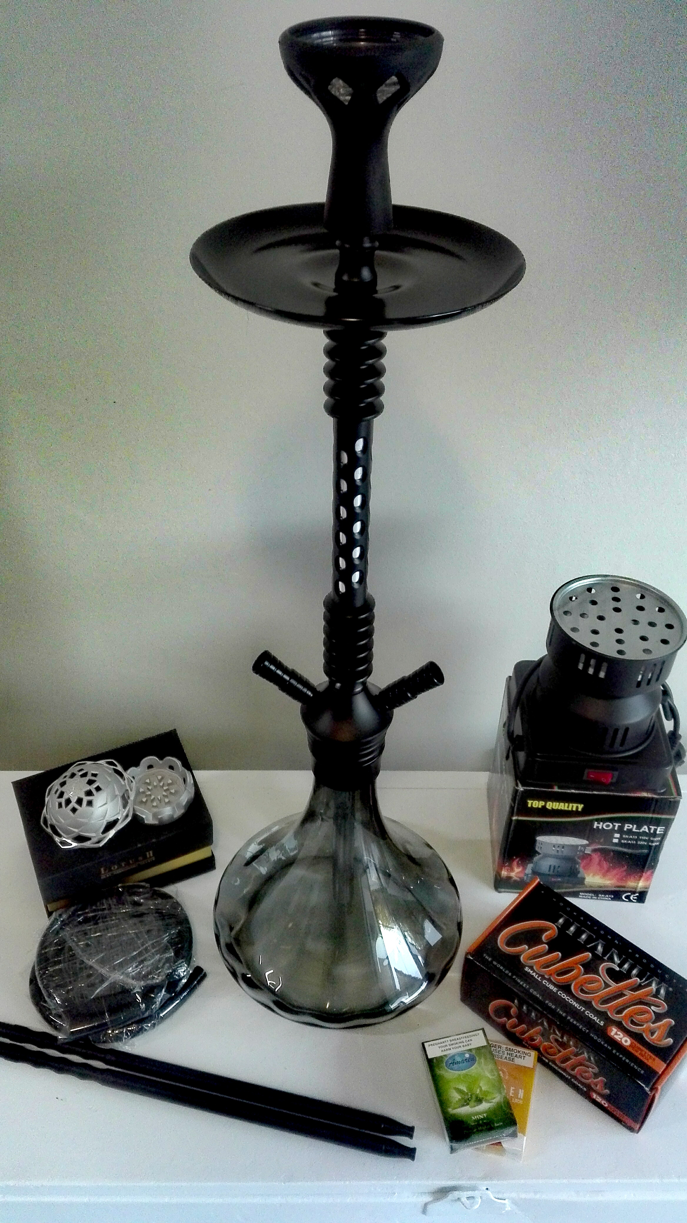 Month end specials on all hookahs, coals, everything