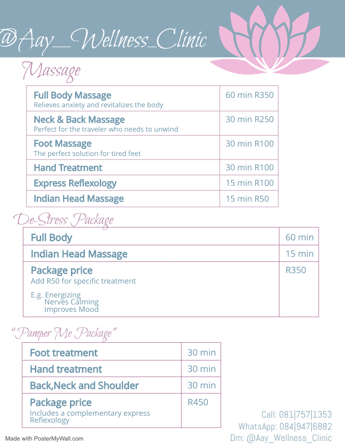 Price list 