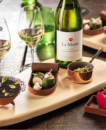 Experience fine wines and gourmet dishes at La Motte Wine Estate.