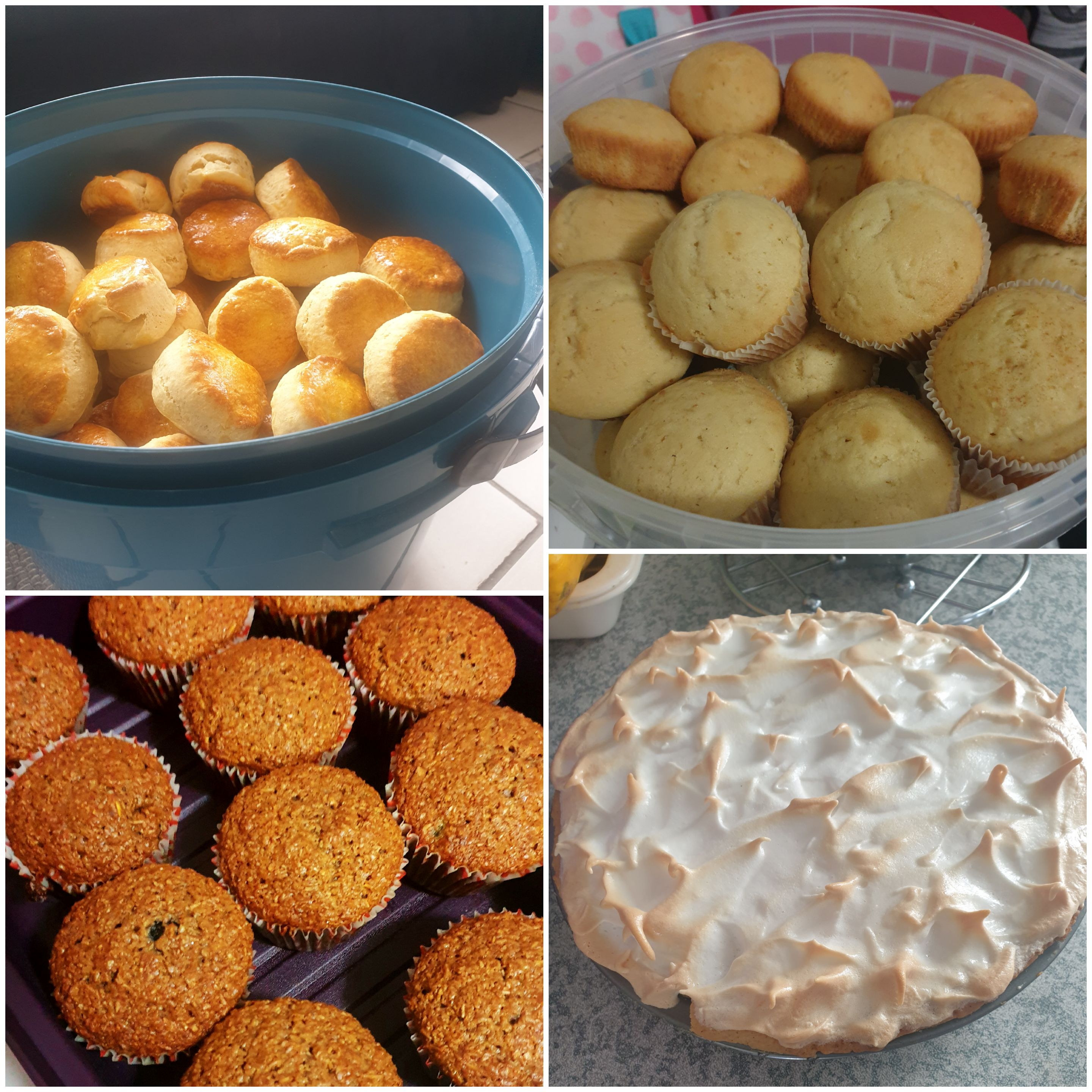 Scones, Muffins and desserts all freshly baked
