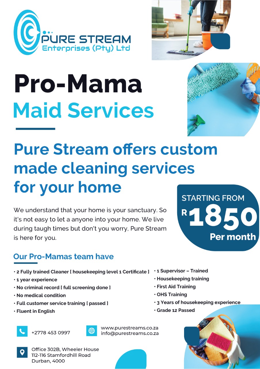 PRO-MAMA MAID SERVICE - MADE BETTER AND SAFER FOR YOU. 