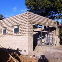 New garage building