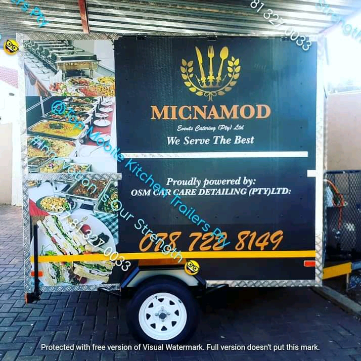 Branded mobile kitchen Trailer