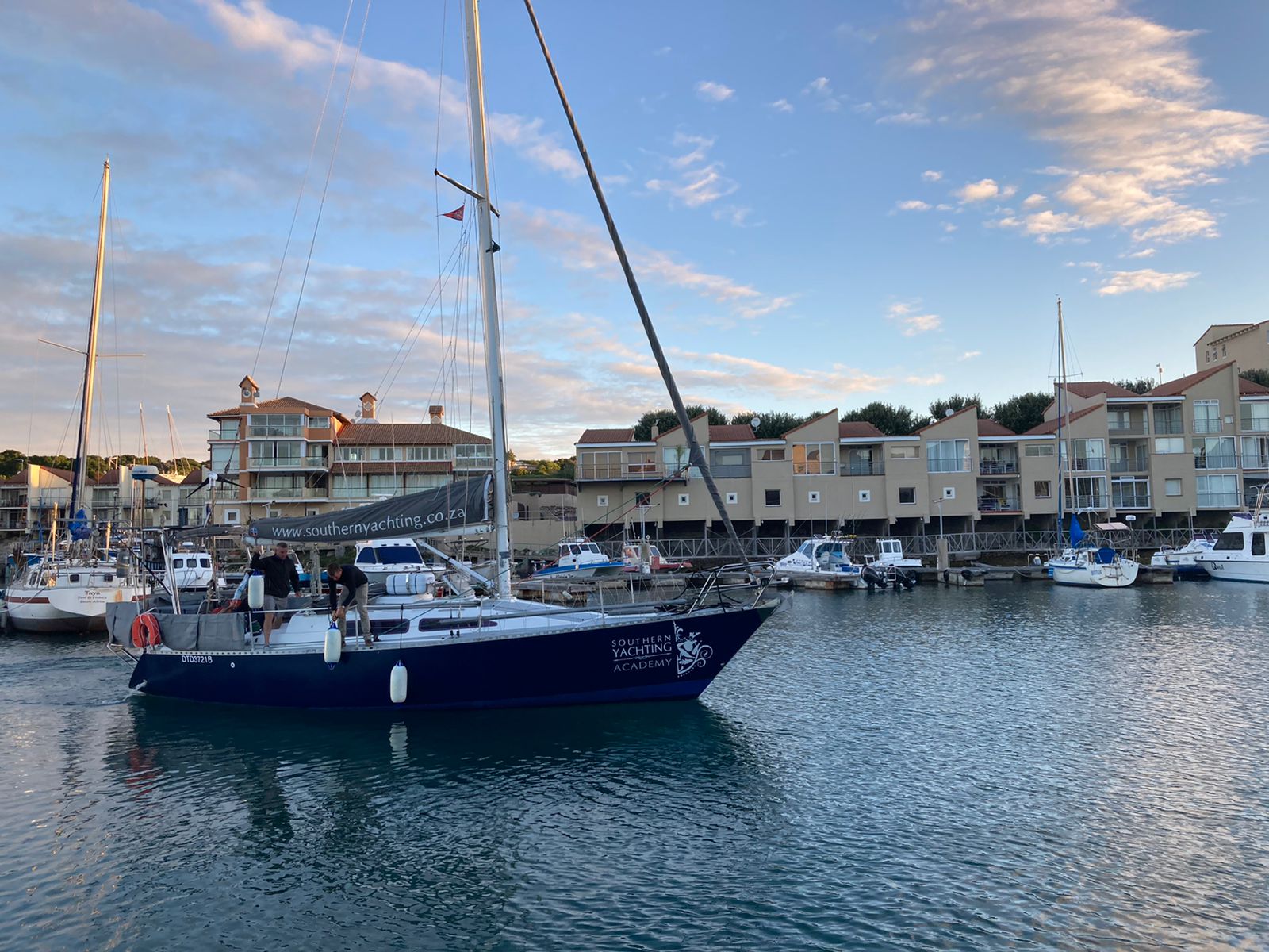 Mileage building trip to St. Francis on one of our training vessels - Serendipity