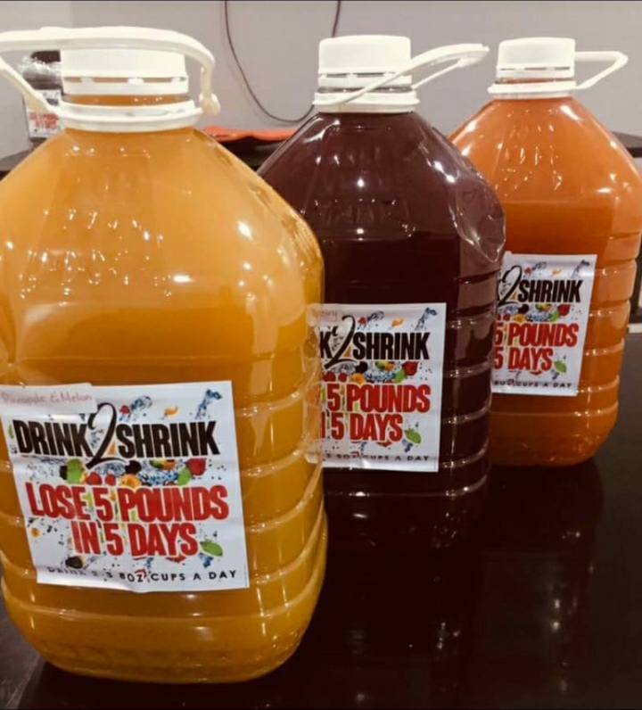 Lose belly fat with drink2shrink juice