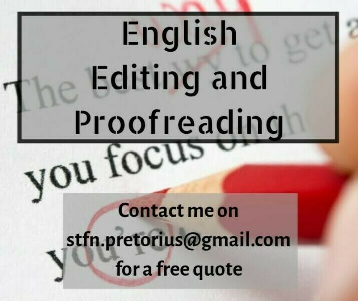 English copywriting and proof reading