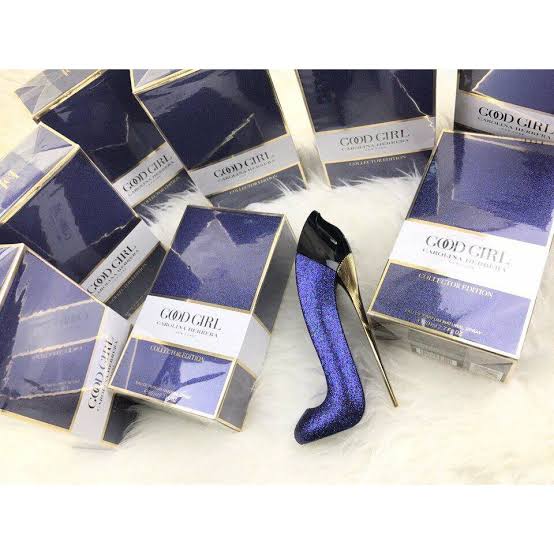 Good Girl by Carolina Herrera - stilleto shaped perfume. Many more luxurious designer fragrances available. These are ideal to make perfect gift - And at these price you can afford to use your favourite fragrances every day