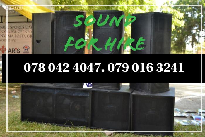 R800 a Day Sound Hire .