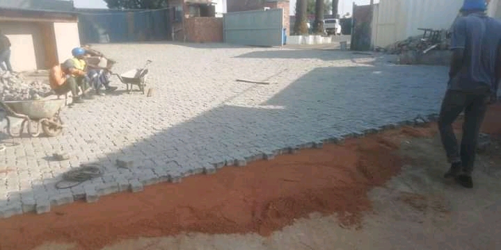 Pavement and walkway