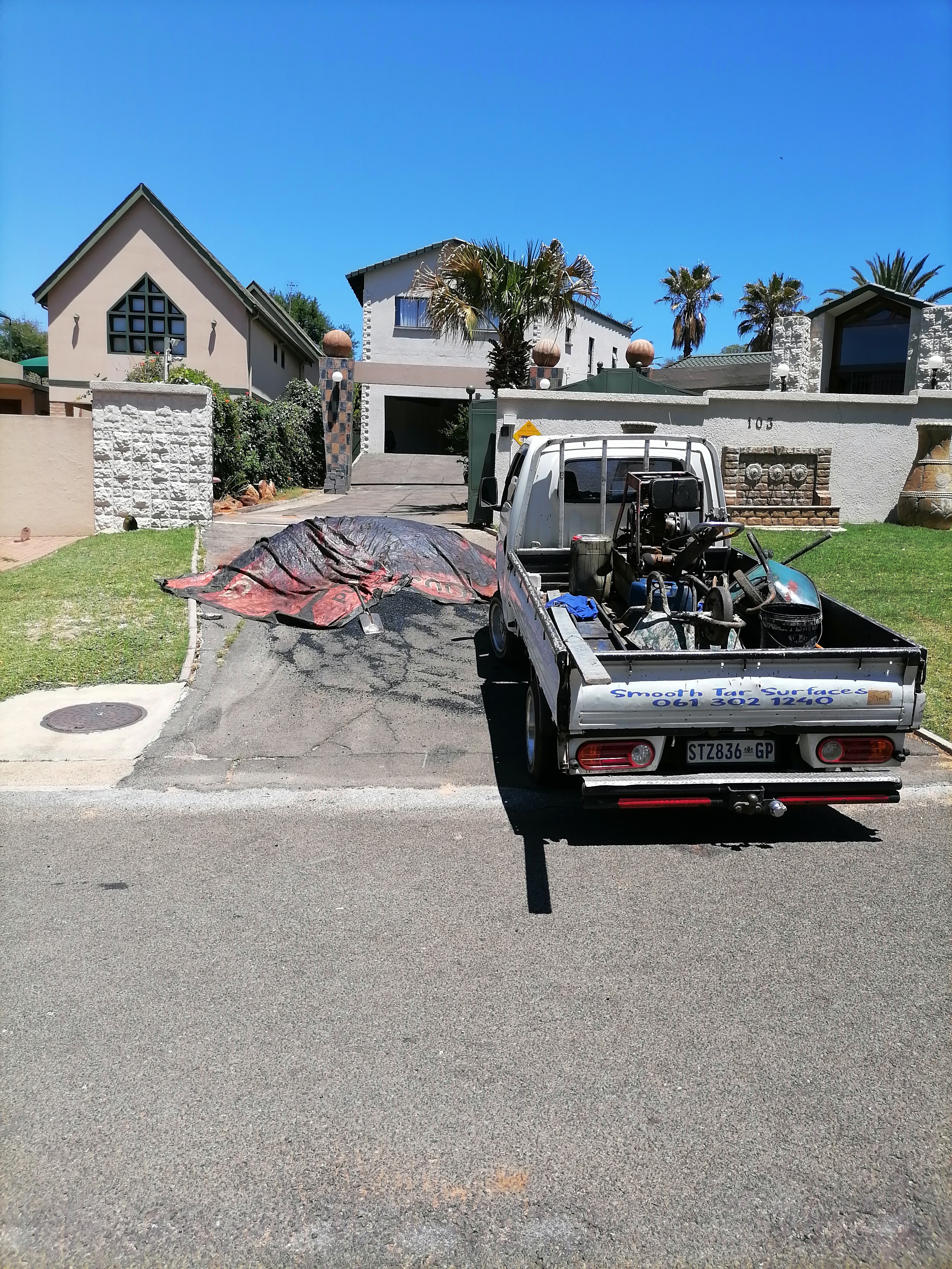 Driveway installation