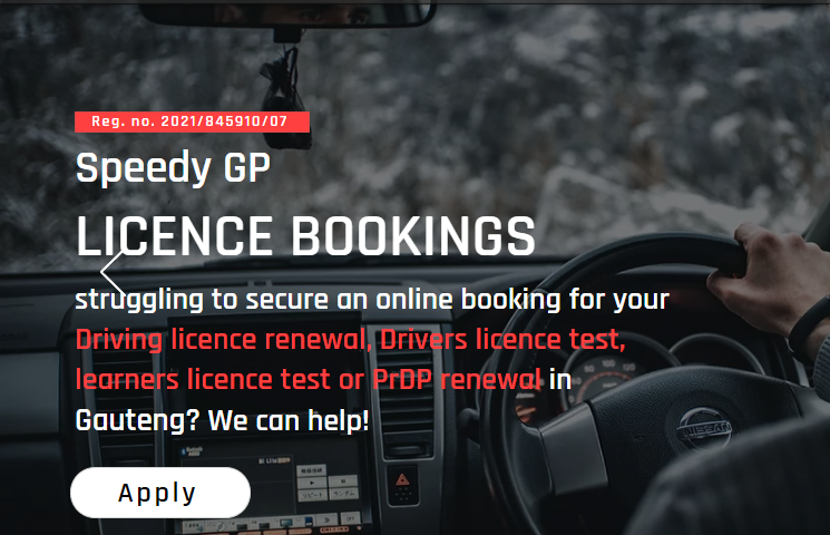 Learners licence booking online Gauteng
