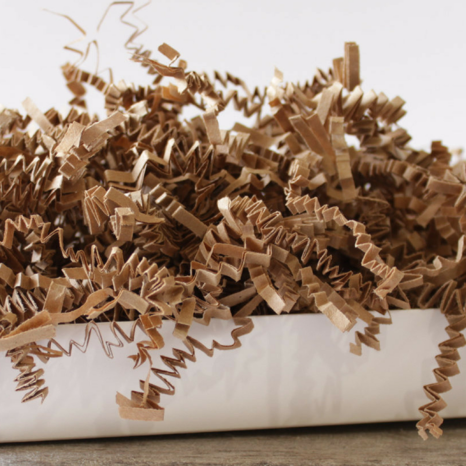 Crinkle Paper in Kraft, White, Vanilla or Black