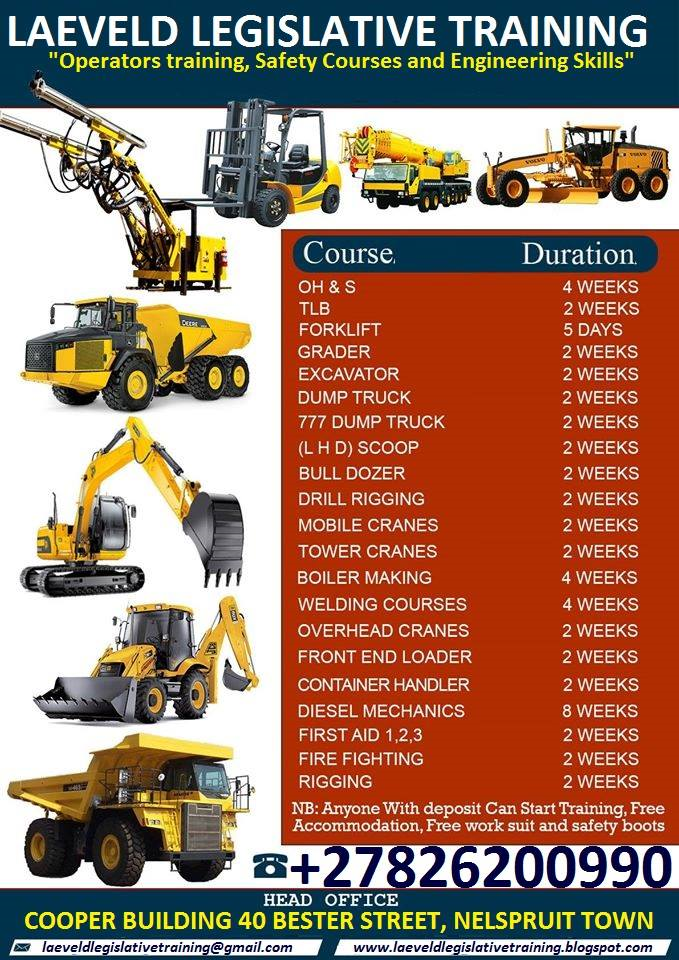 Operator's Training, Safety and Engineering courses