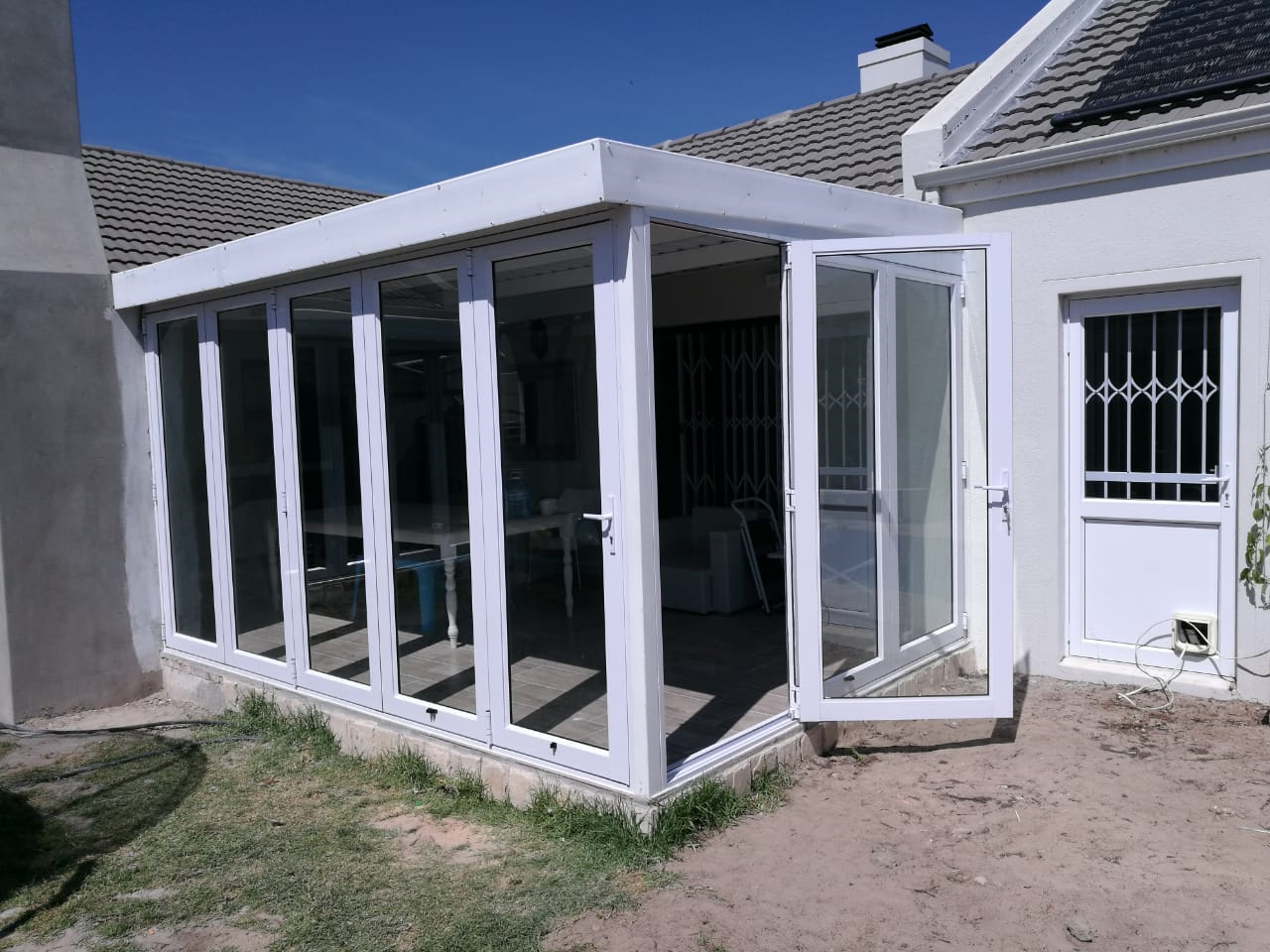 Folding stack doors