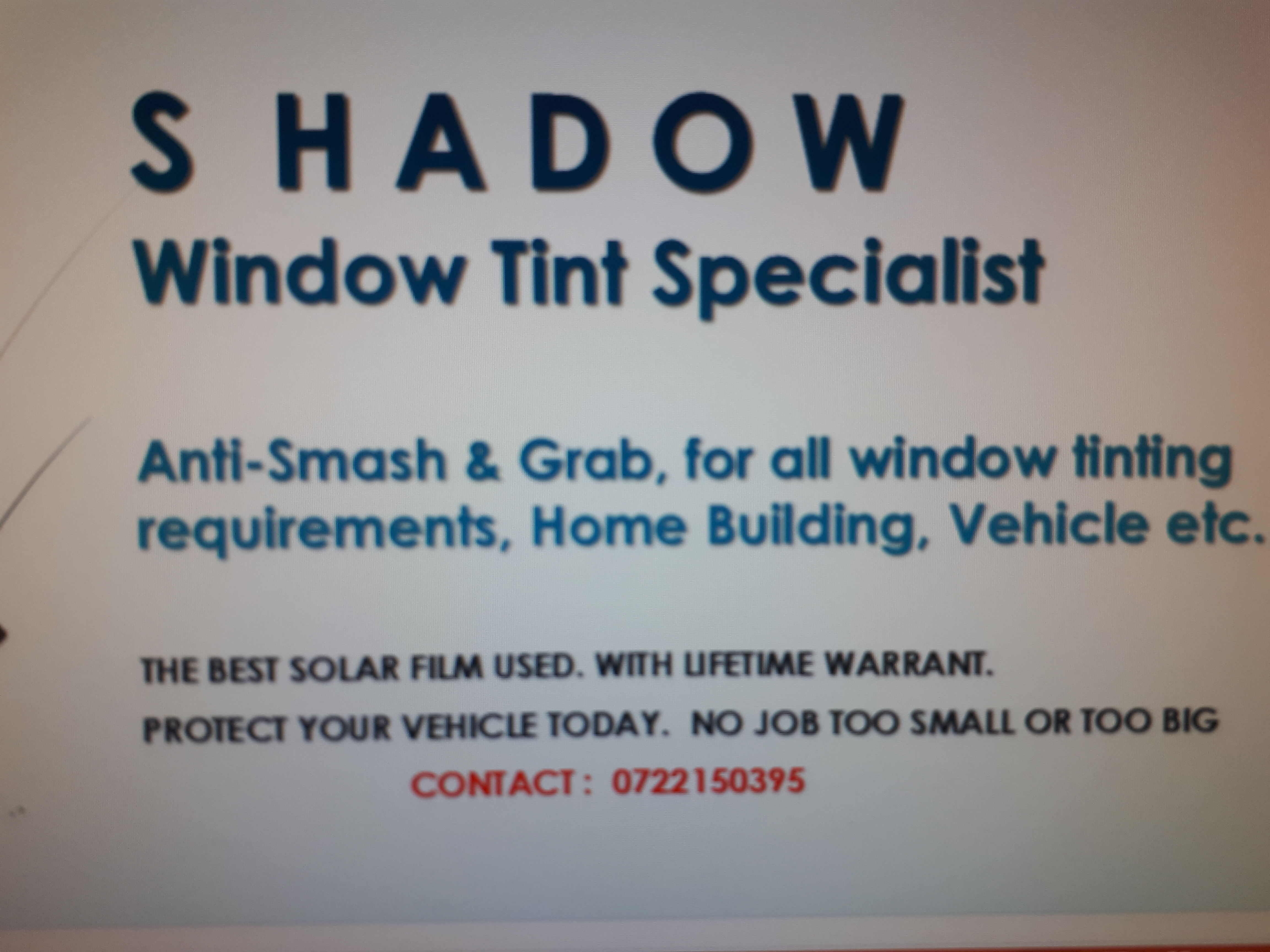 Smash and grab window tinting 