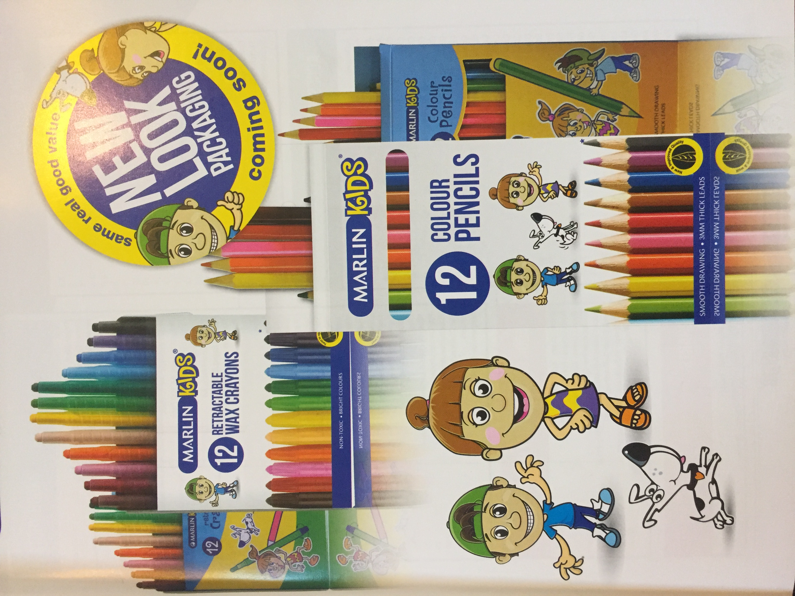 Colouring pencils and crayons starting from 8rand 