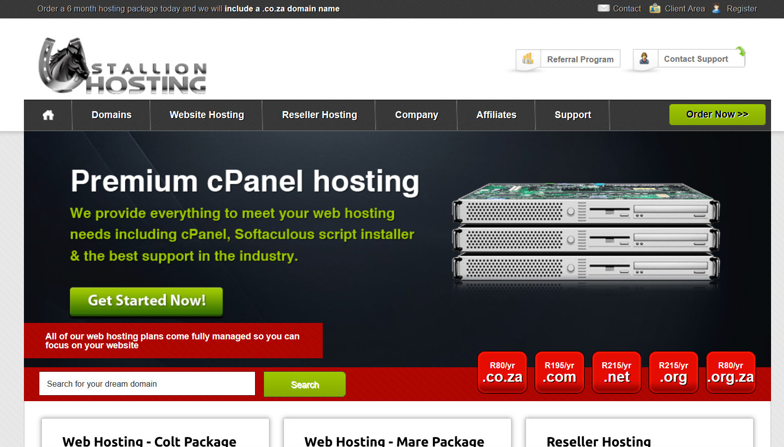 Stallion Hosting Web Hosting