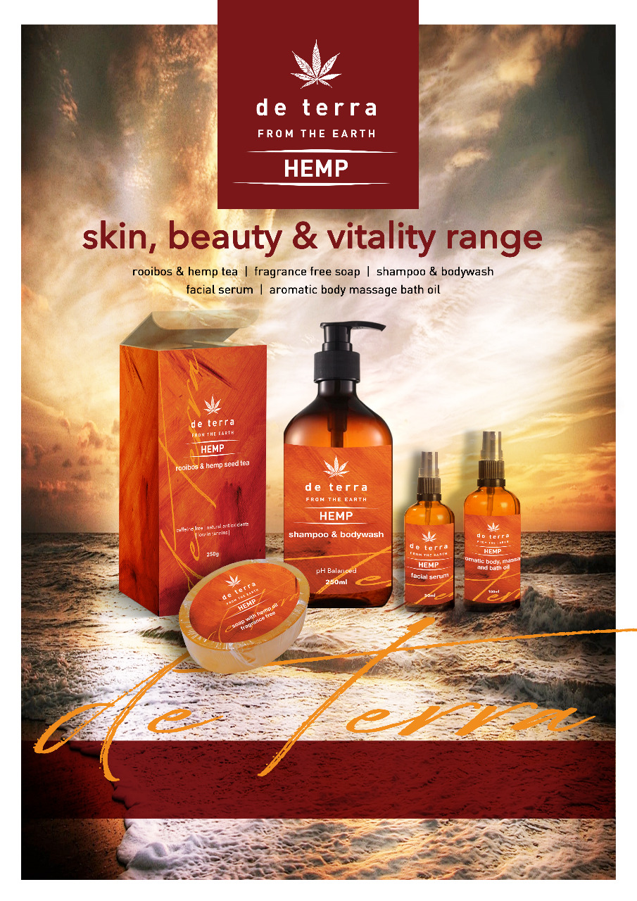 De Terra Hemp skincare range